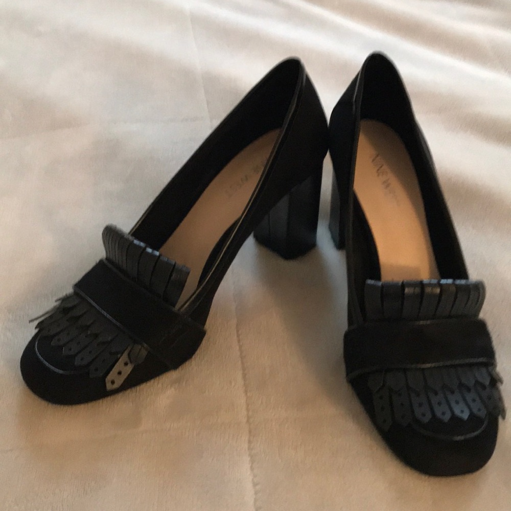 Nine West heeled loafers